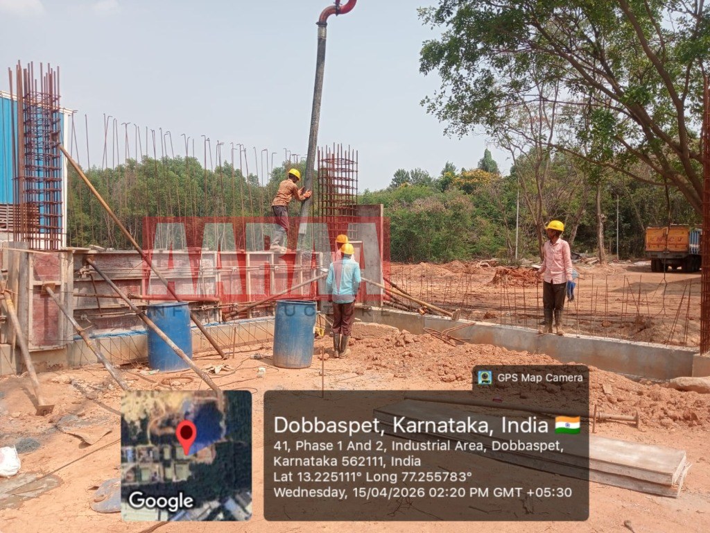 RAMKY Industrial Construction Project in Dobbaspet, Karnataka