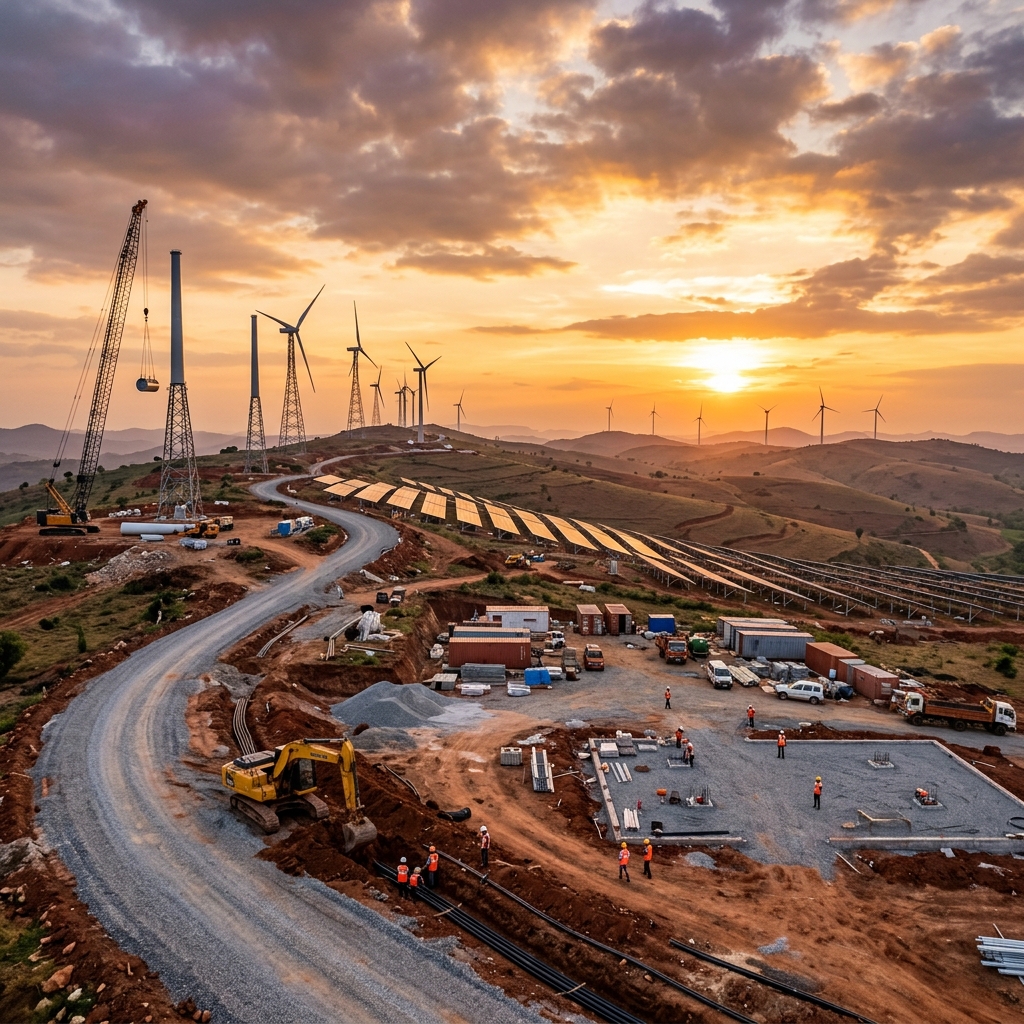 132 MW Wind-Solar Hybrid Project — Civil Infrastructure Works, Kudligi, Karnataka