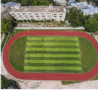 Orchids International School Sports Arena Aerial - AARAA Infrastructure